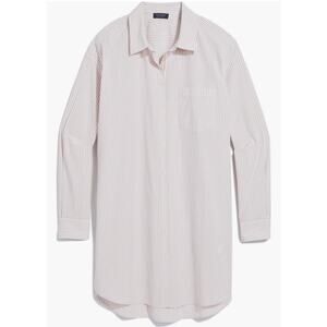 Vinyard Vines Women's Long Sleeve Poplin Shirtdress Preppy Casual NWT L